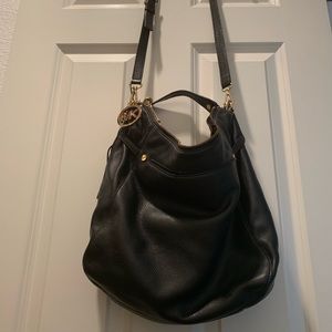 Michael Kors Black Leather Purse
